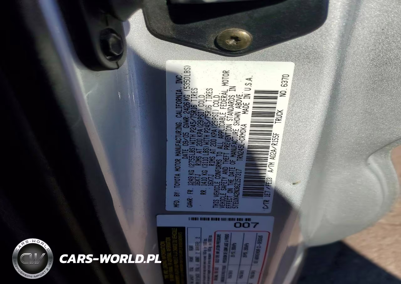 2006 Toyota Tacoma Base VIN:5TEUX42N36Z157317 - 12