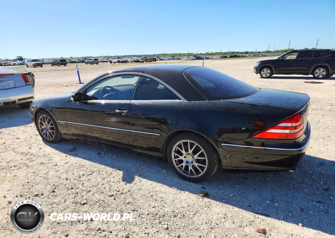 2001 Mercedes-Benz Cl 600 VIN:WDBPJ78J61A011581 - 2