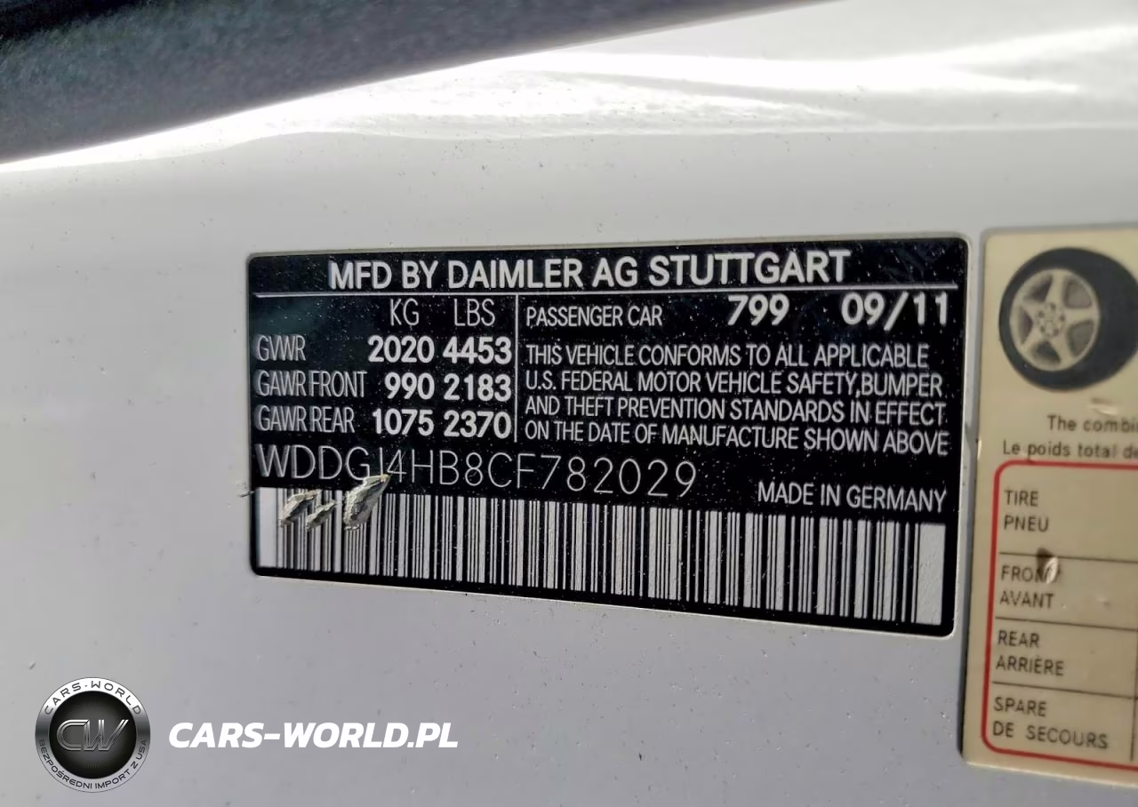 2012 Mercedes-Benz C 250 VIN:WDDGJ4HB8CF782029 - 12