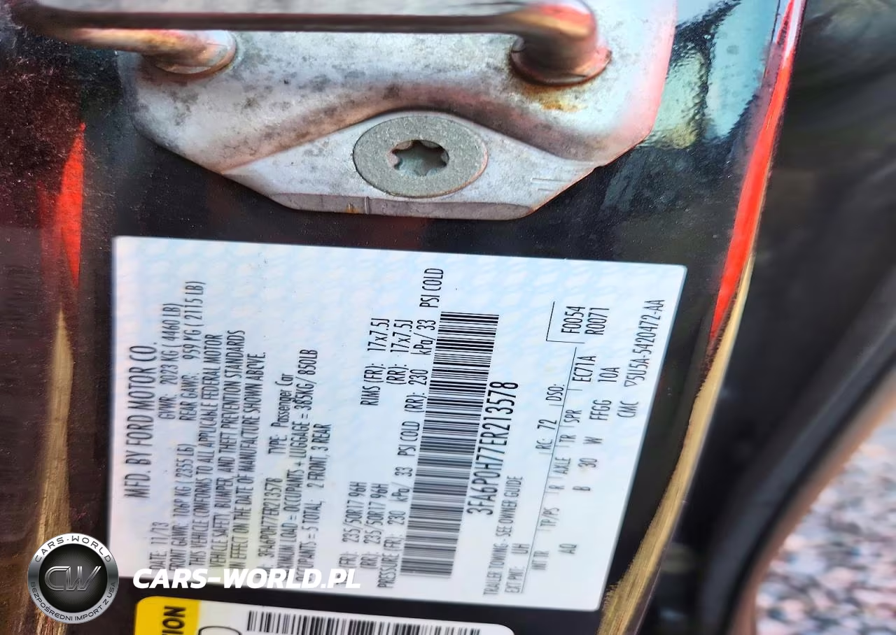 2014 Ford Fusion Se VIN:3FA6P0H77ER213578 - 12
