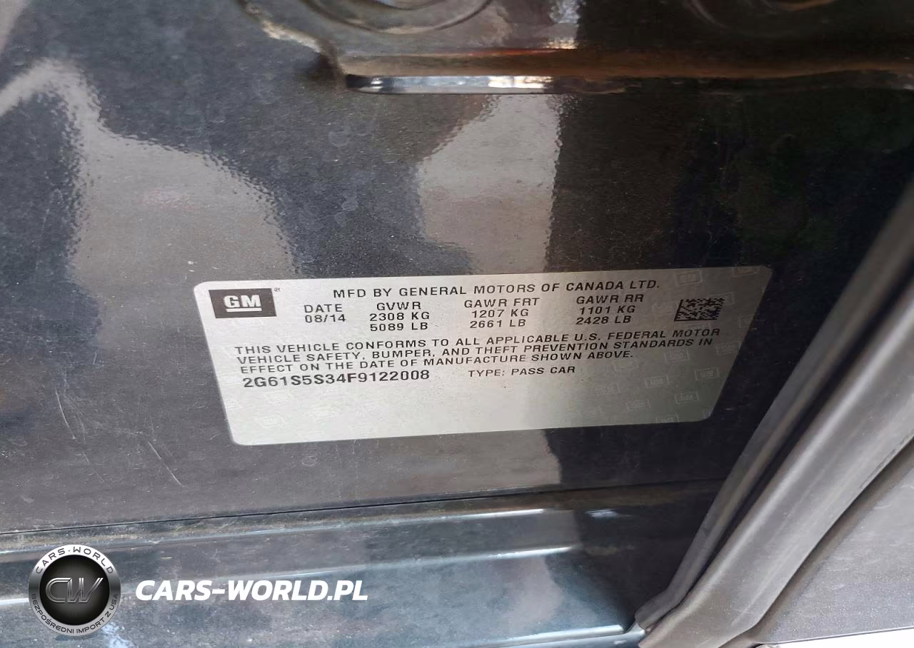 2015 Cadillac Xts Platinum VIN:2G61S5S34F9122008 - 12