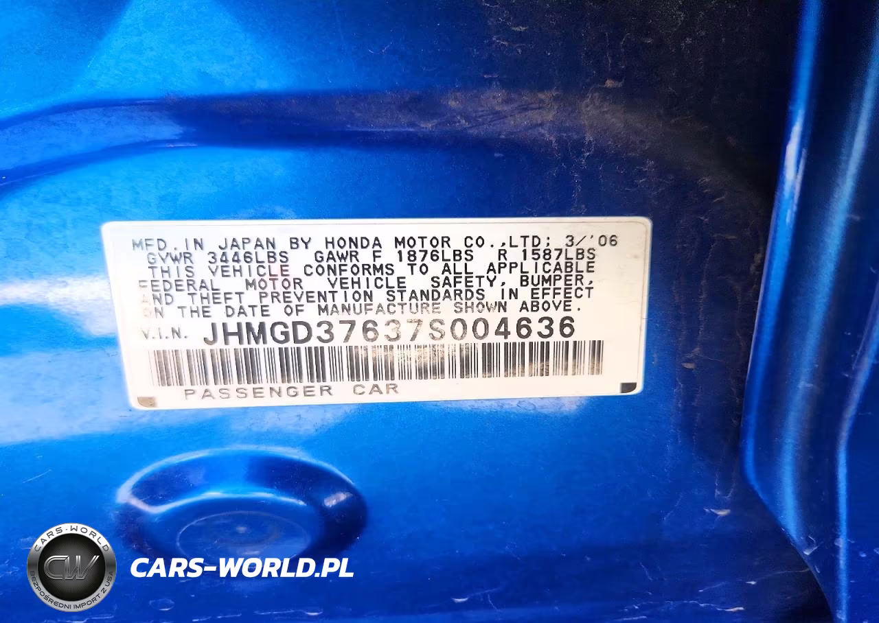 2007 Honda Fit S VIN:JHMGD37637S004636 - 13