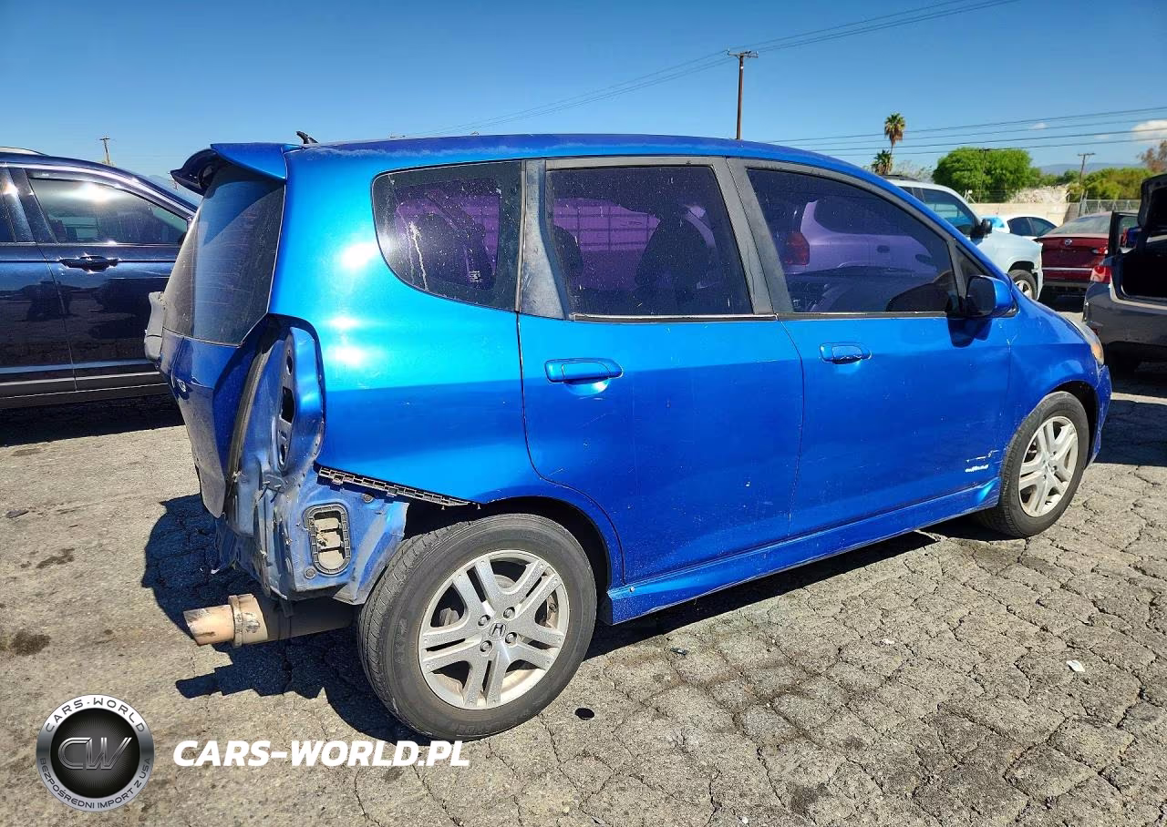 2007 Honda Fit S VIN:JHMGD37637S004636 - 3