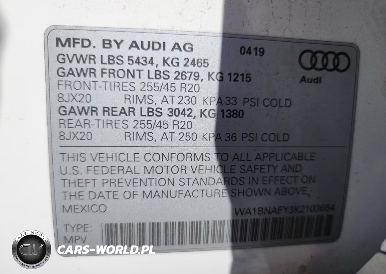 2019 Audi Q5 Premium Plus VIN:WA1BNAFY3K2103654 - 13