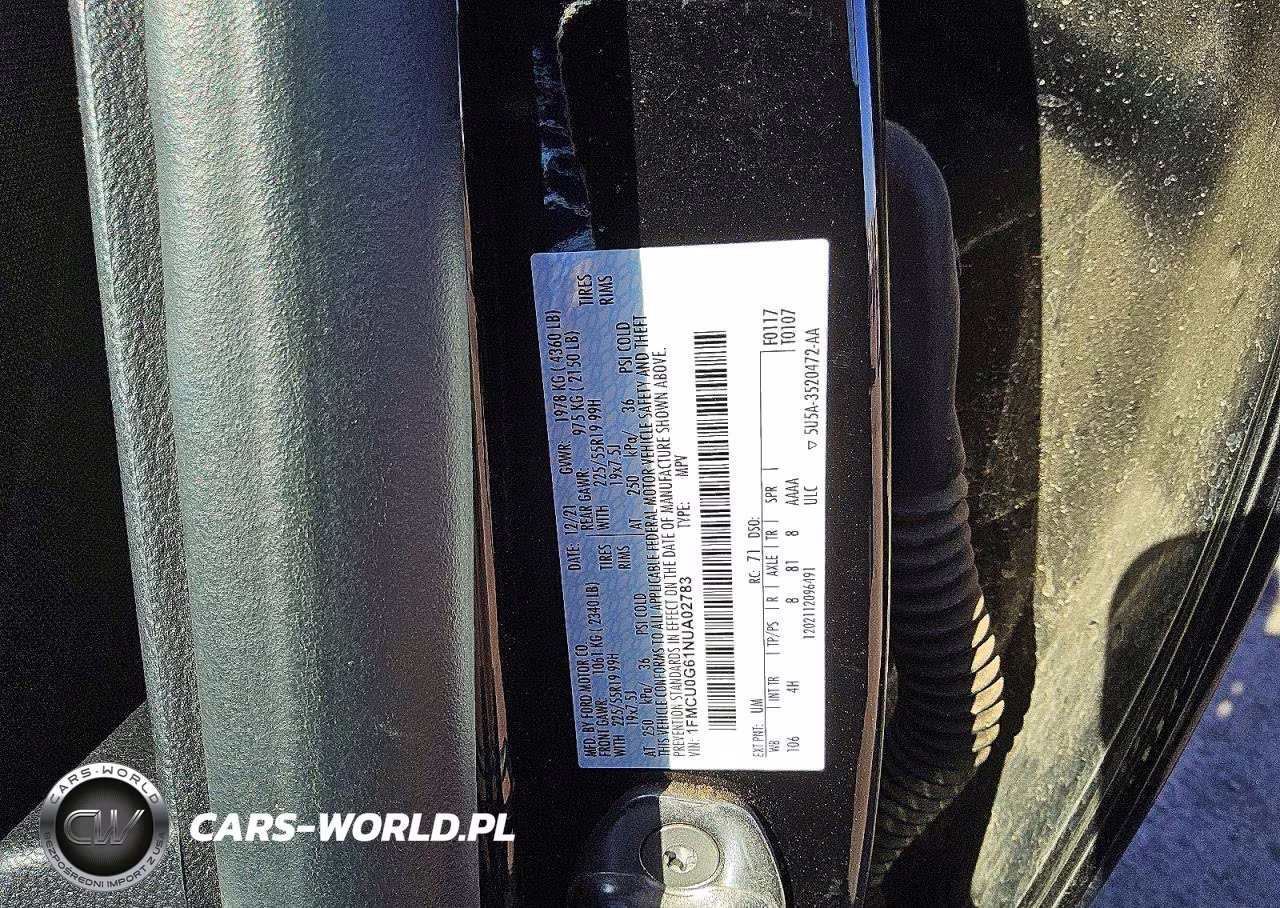 2022 Ford Escape Se VIN:1FMCU0G61NUA02783 - 13