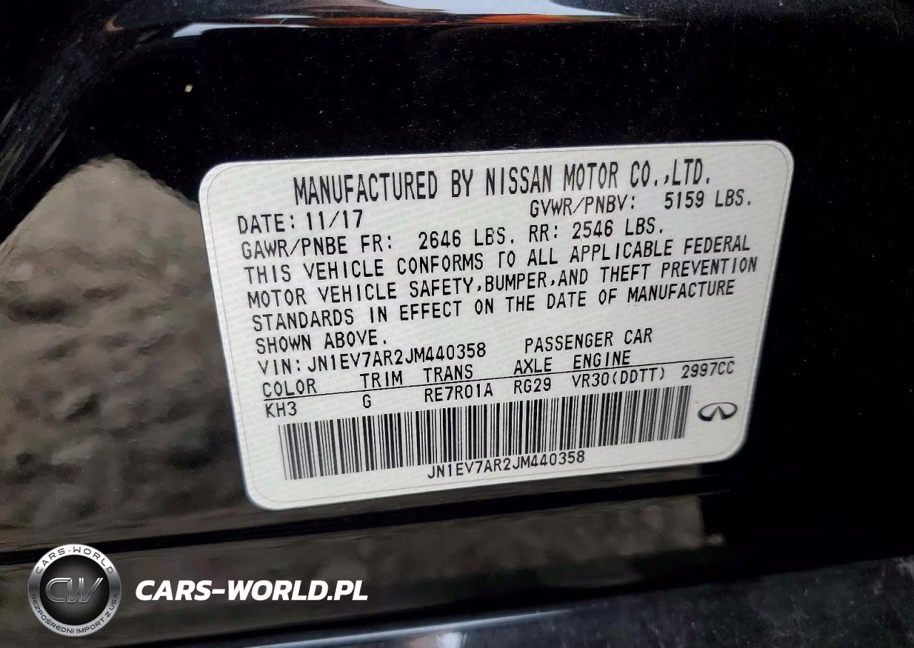 2018 Infiniti Q50 3.0T Luxe VIN:JN1EV7AR2JM440358 - 12
