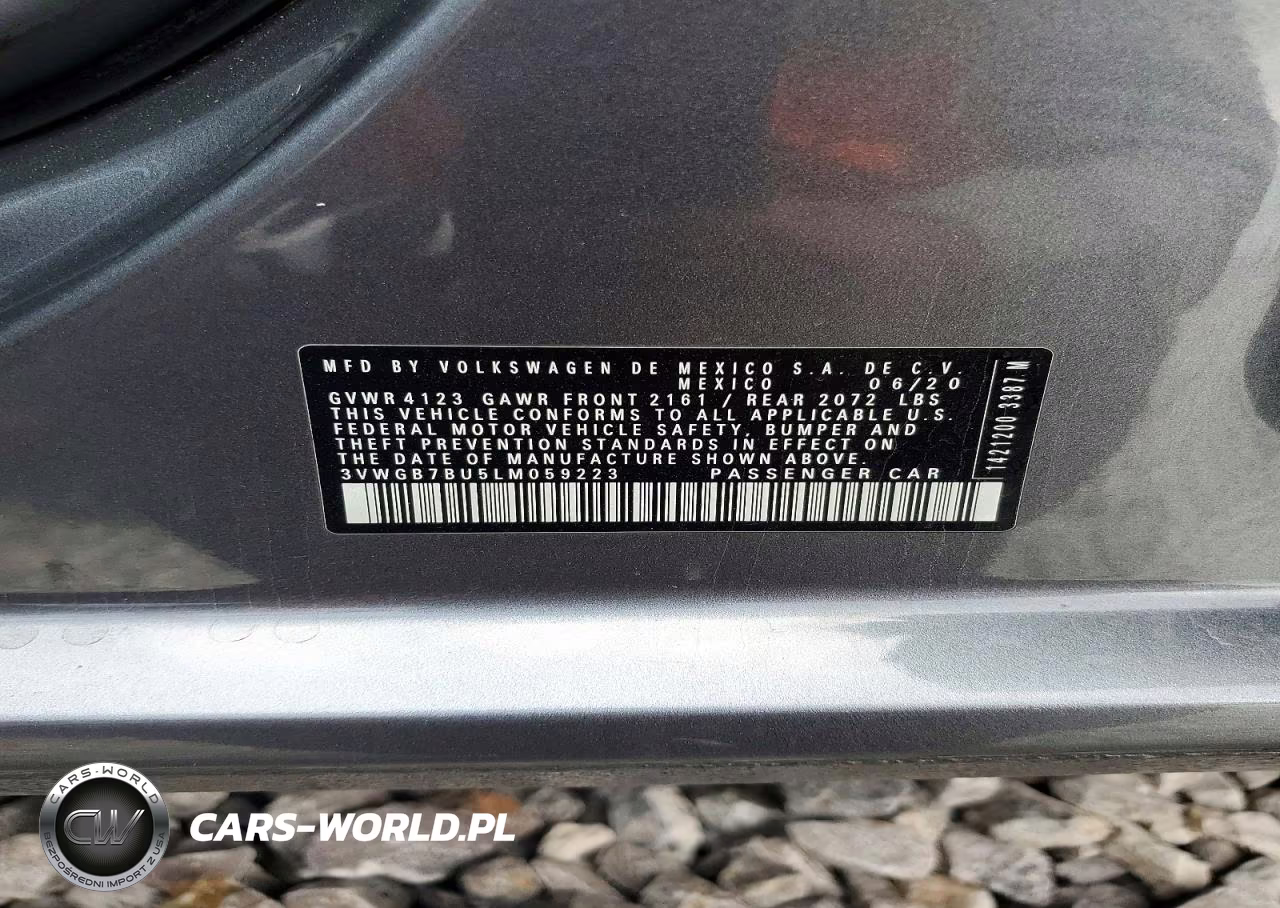 2020 Volkswagen Jetta Sel Premium VIN:3VWGB7BU5LM059223 - 13
