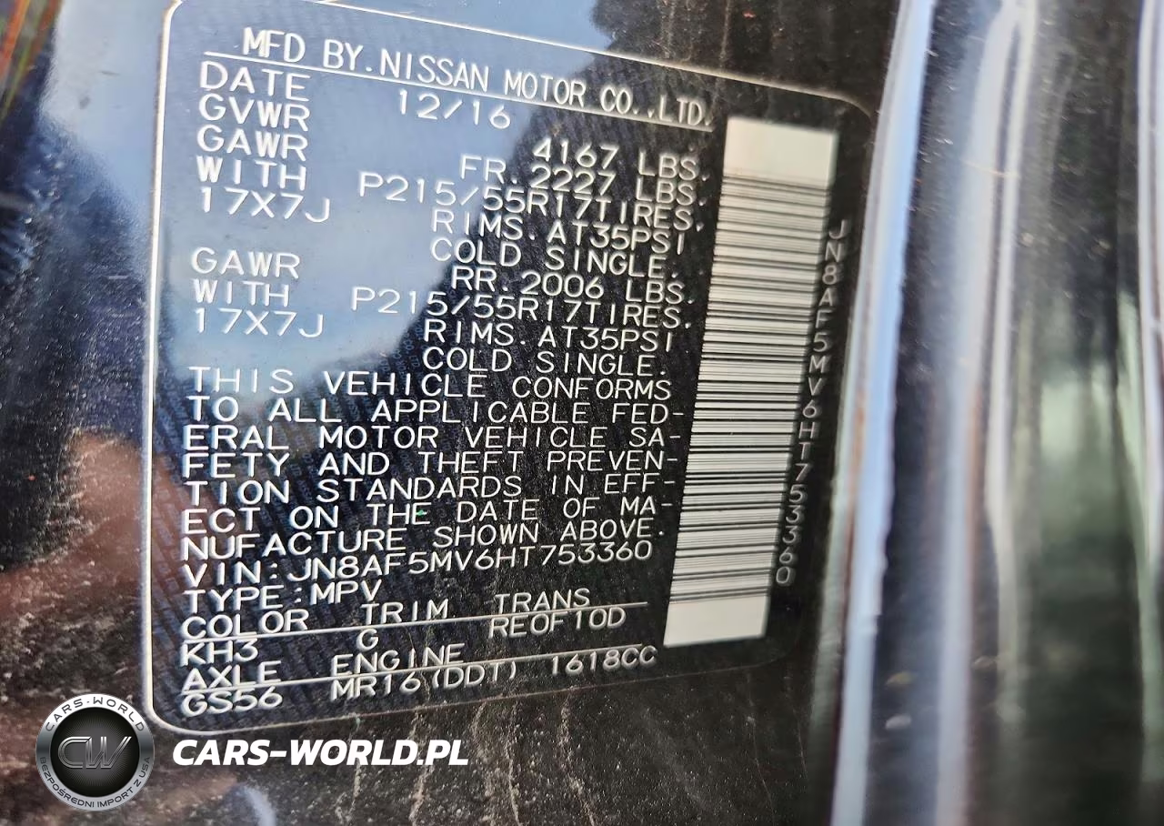 2017 Nissan Juke Sv VIN:JN8AF5MV6HT753360 - 14