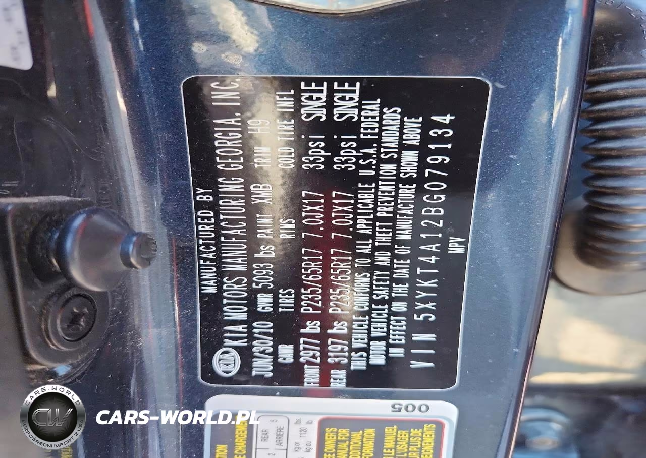 2011 Kia Sorento Lx VIN:5XYKT4A12BG079134 - 12