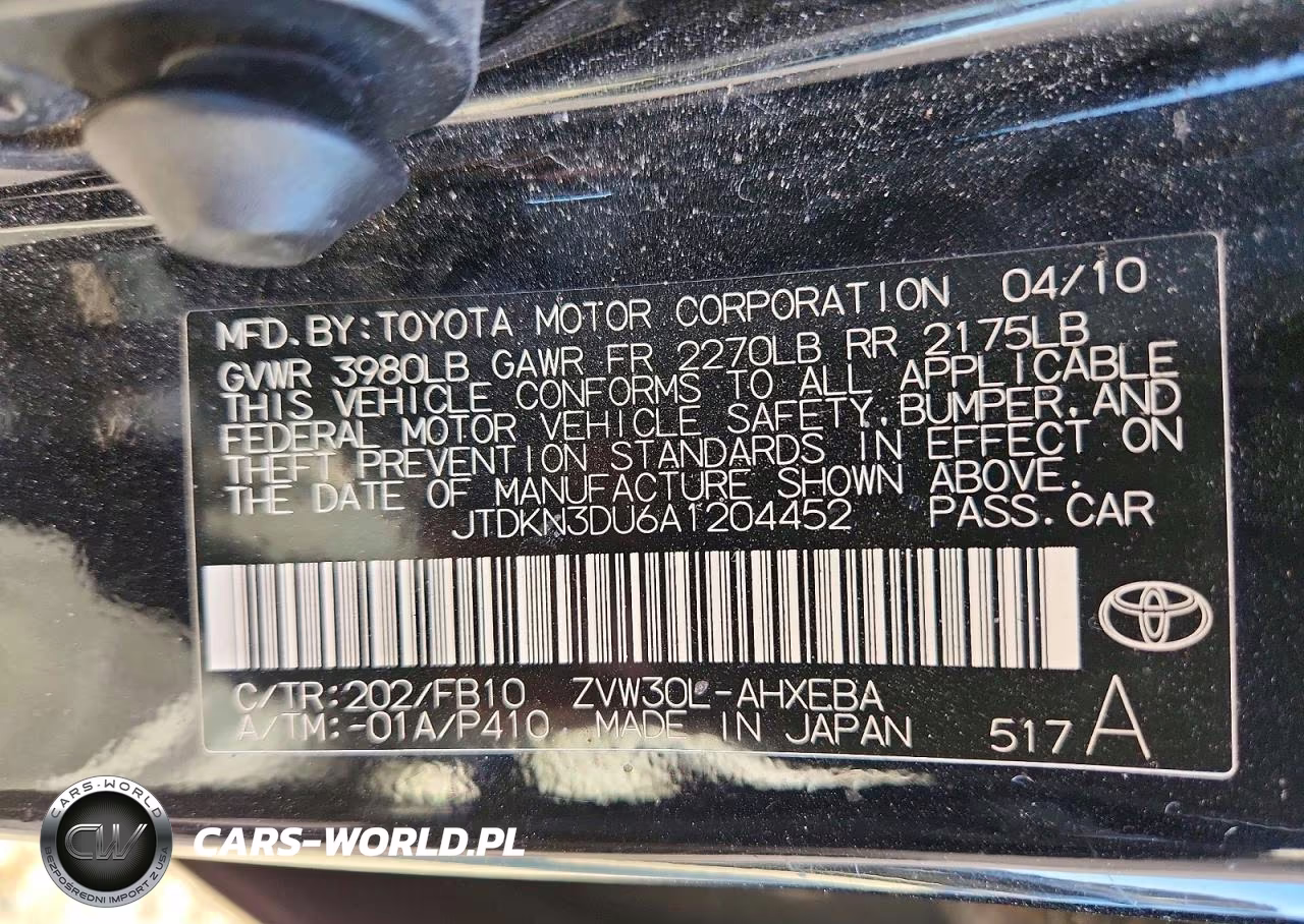2010 Toyota Prius Ii VIN:JTDKN3DU6A1204452 - 12