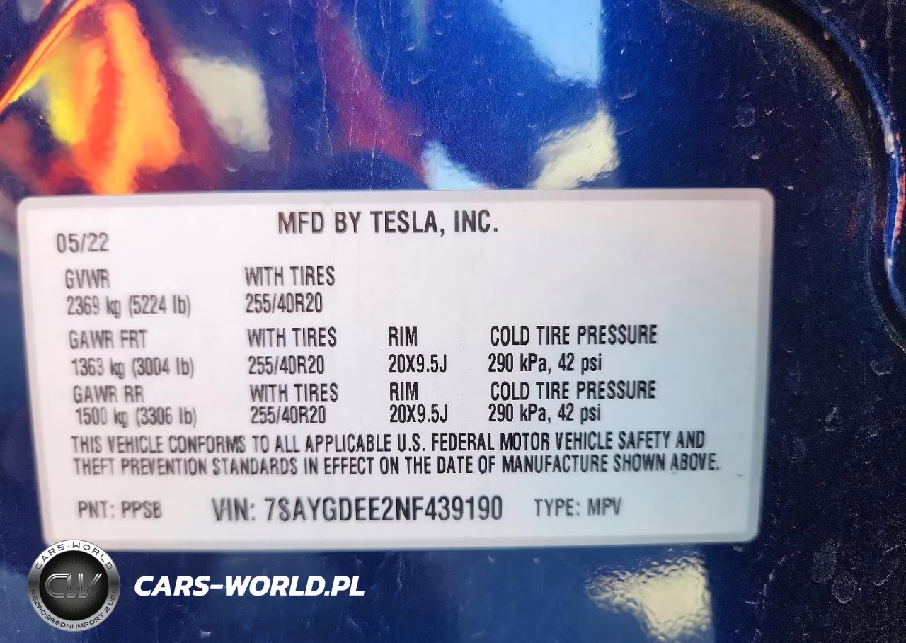 2022 Tesla Model Y VIN:7SAYGDEE2NF439190 - 13