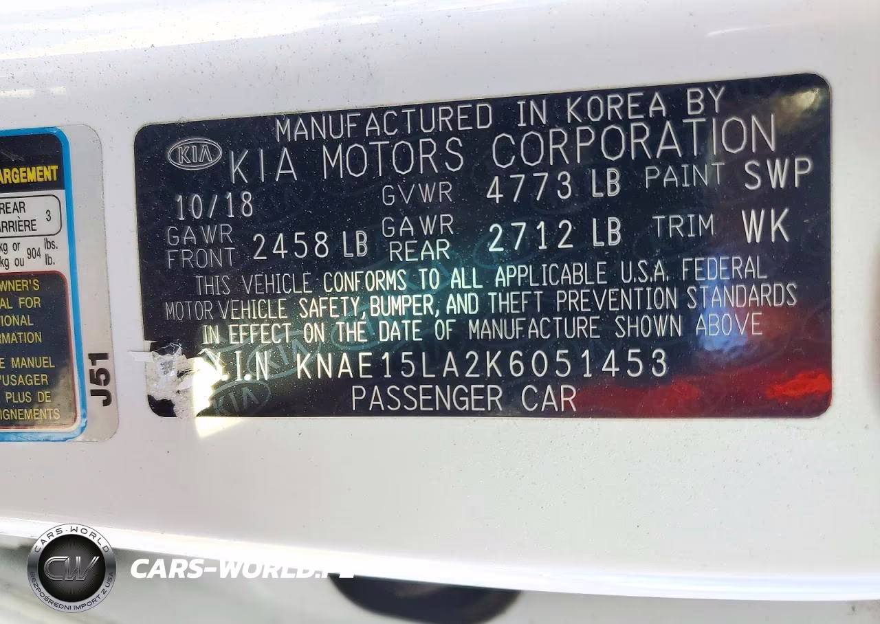 2019 Kia Stinger Base VIN:KNAE15LA2K6051453 - 12