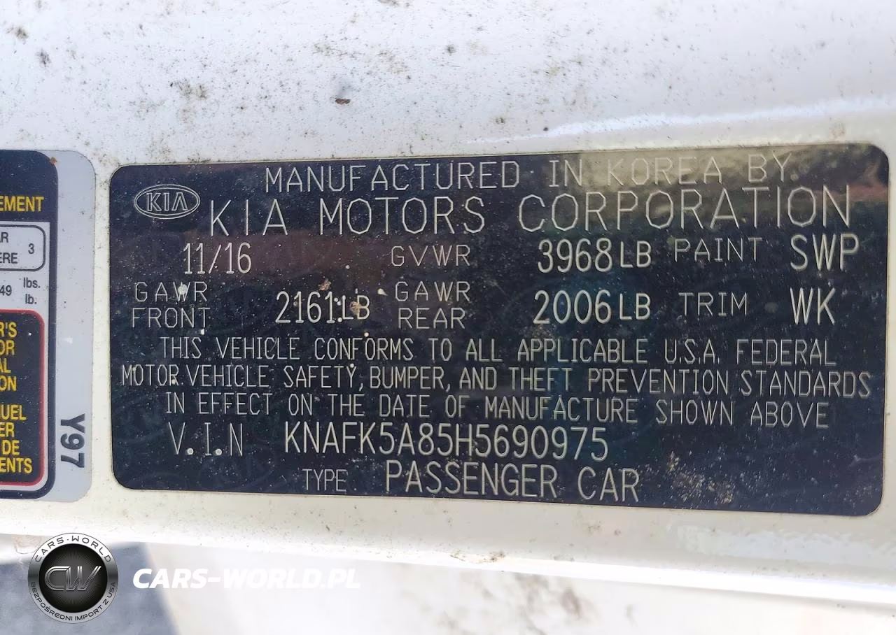 2017 Kia Forte5 Lx VIN:KNAFK5A85H5690975 - 12