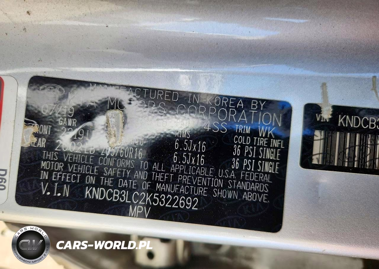 2019 Kia Niro Lx VIN:KNDCB3LC2K5322692 - 13