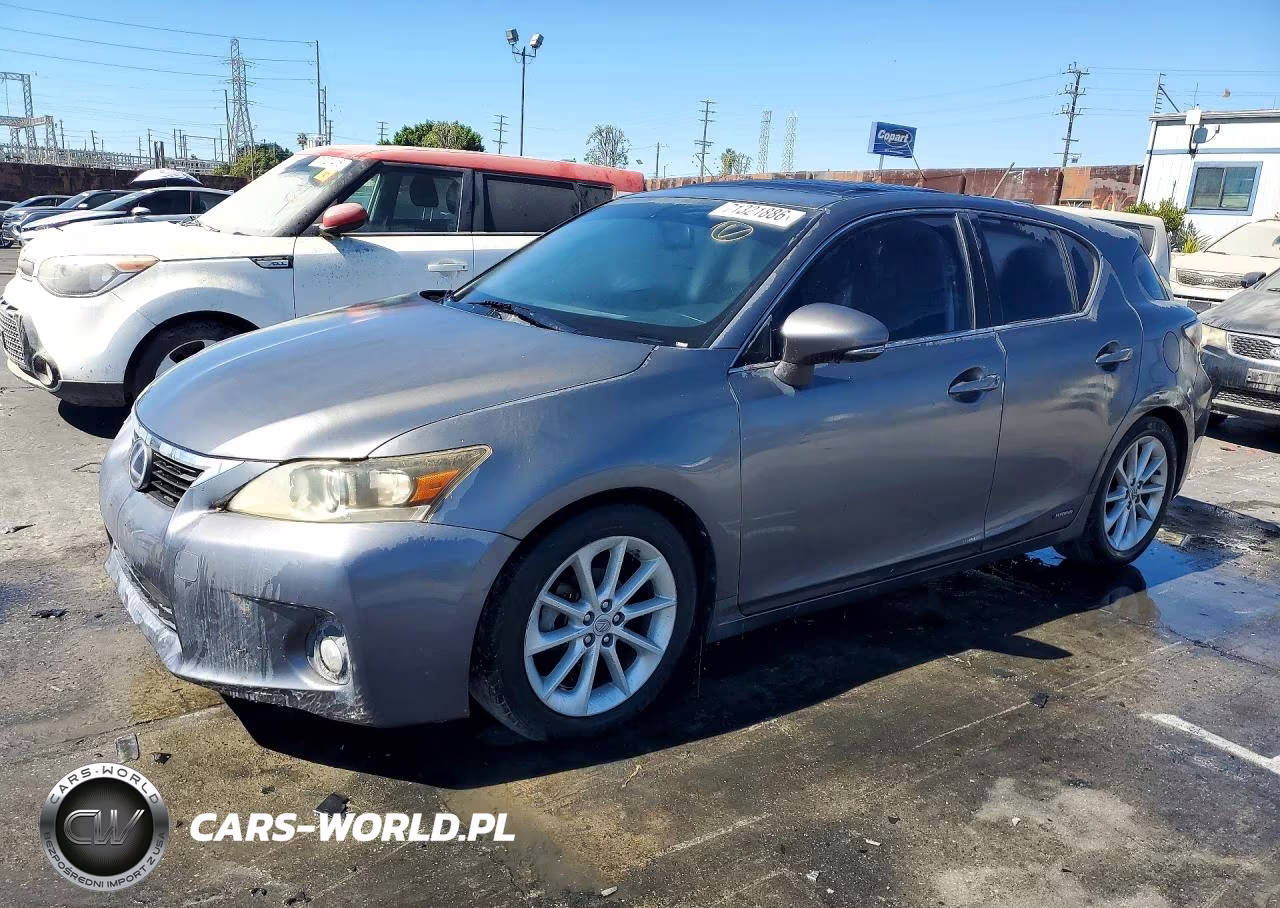 2012 Lexus Ct 200 VIN:JTHKD5BH9C2121100 - 1