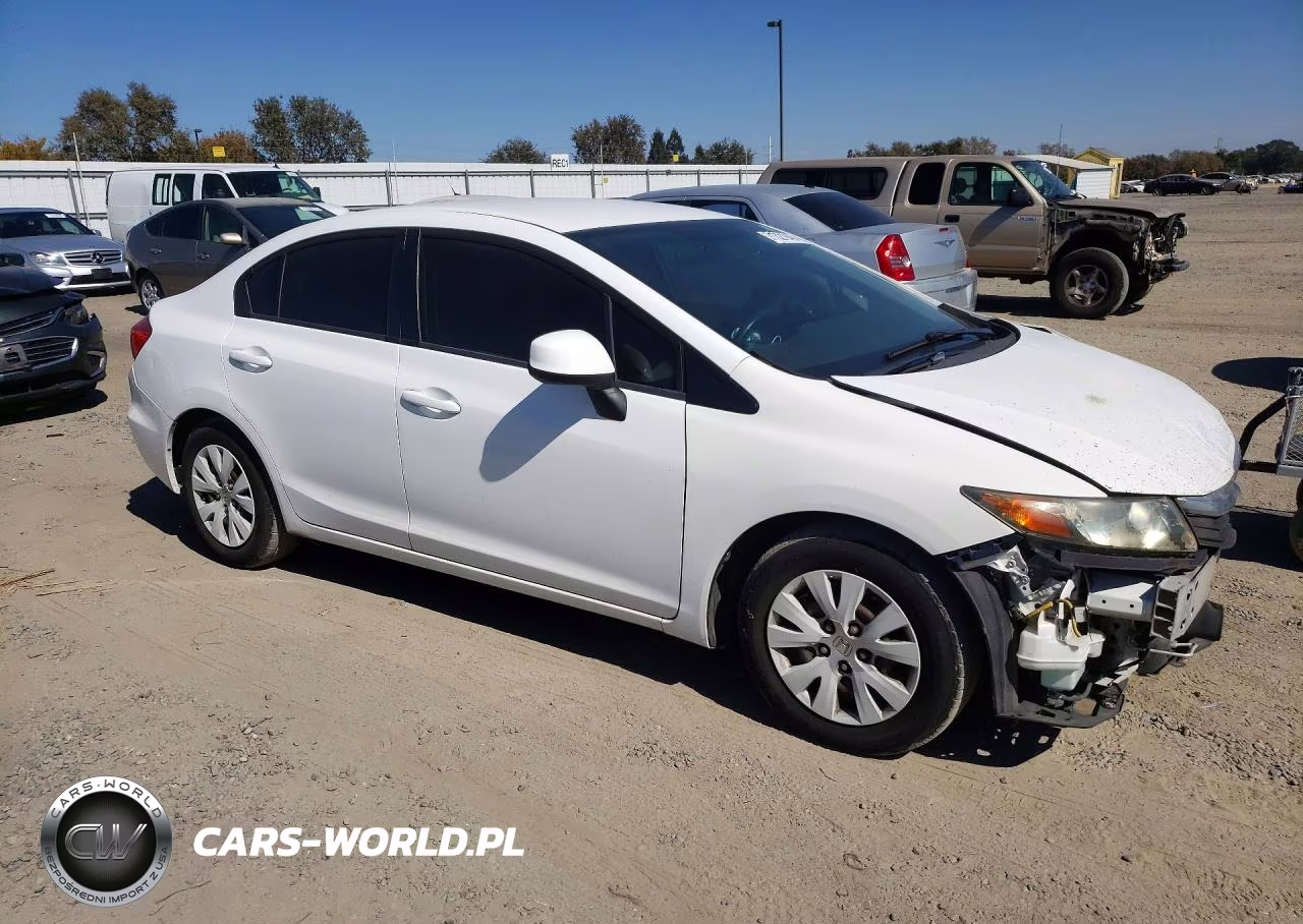 2012 Honda Civic Lx VIN:19XFB2F5XCE327455 - 4
