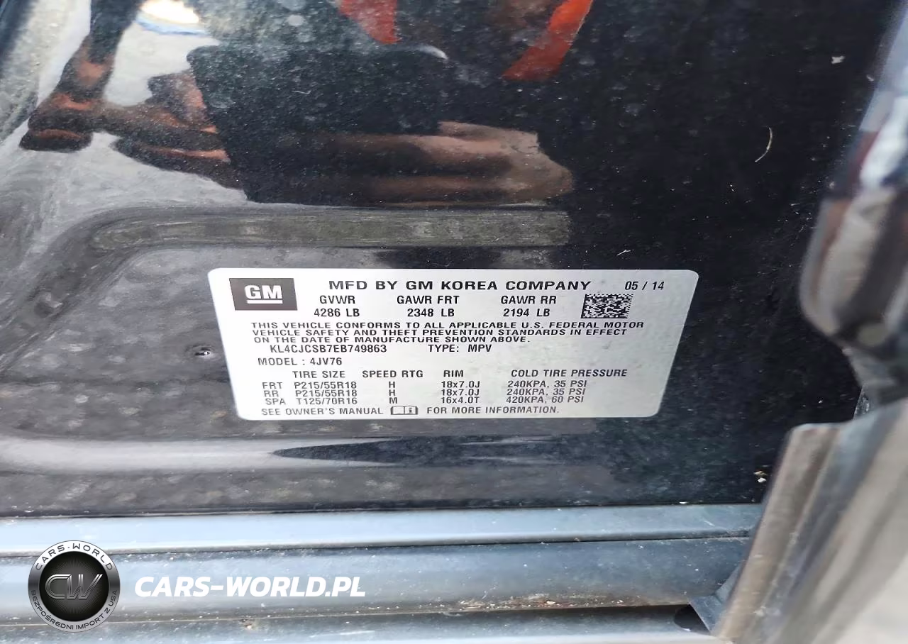 2014 Buick Encore VIN:KL4CJCSB7EB749863 - 13