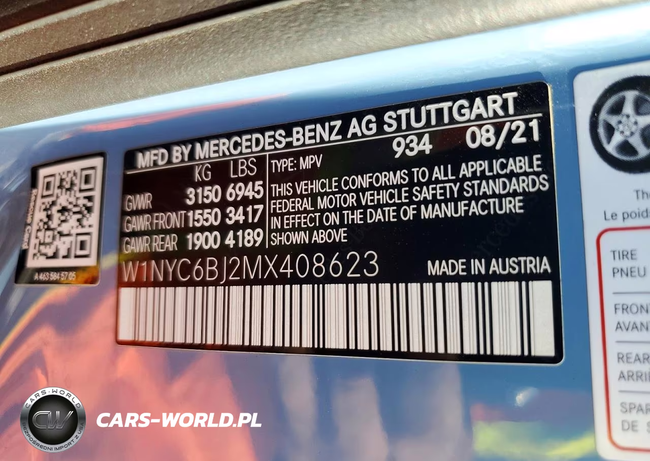2021 Mercedes-Benz G 550 VIN:W1NYC6BJ2MX408623 - 13