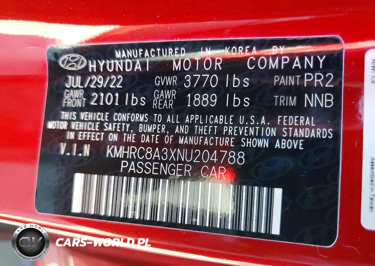 2022 Hyundai Venue Limited VIN:KMHRC8A3XNU204788 - 13