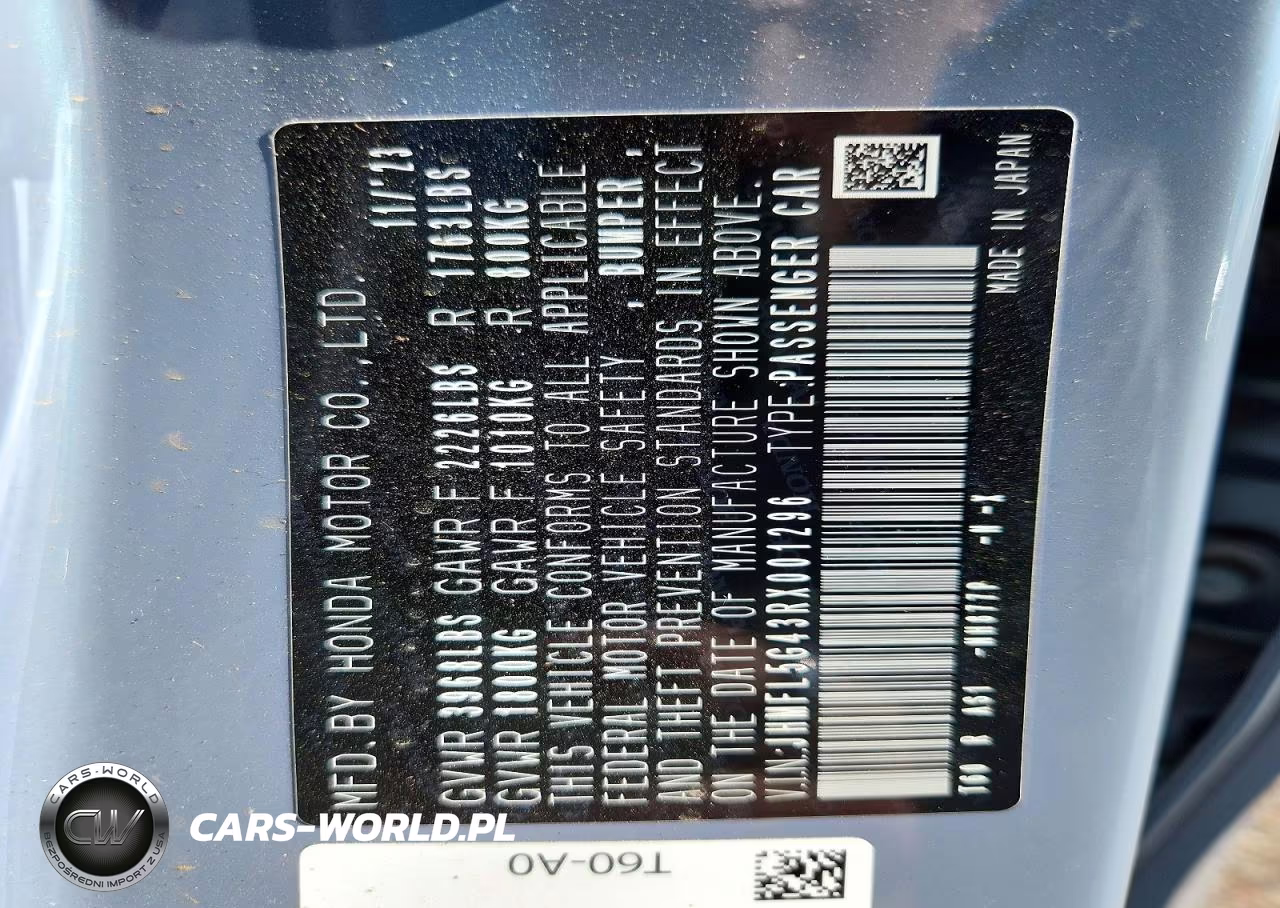 2024 Honda Civic Type R Manual VIN:JHMFL5G43RX001296 - 12