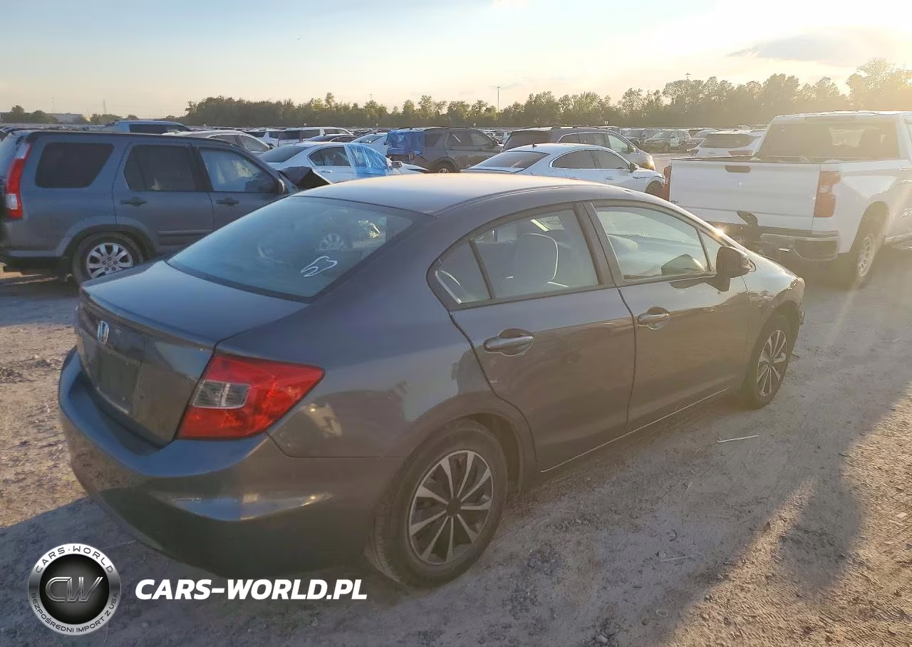 2012 Honda Civic Lx VIN:19XFB2F57CE380274 - 3