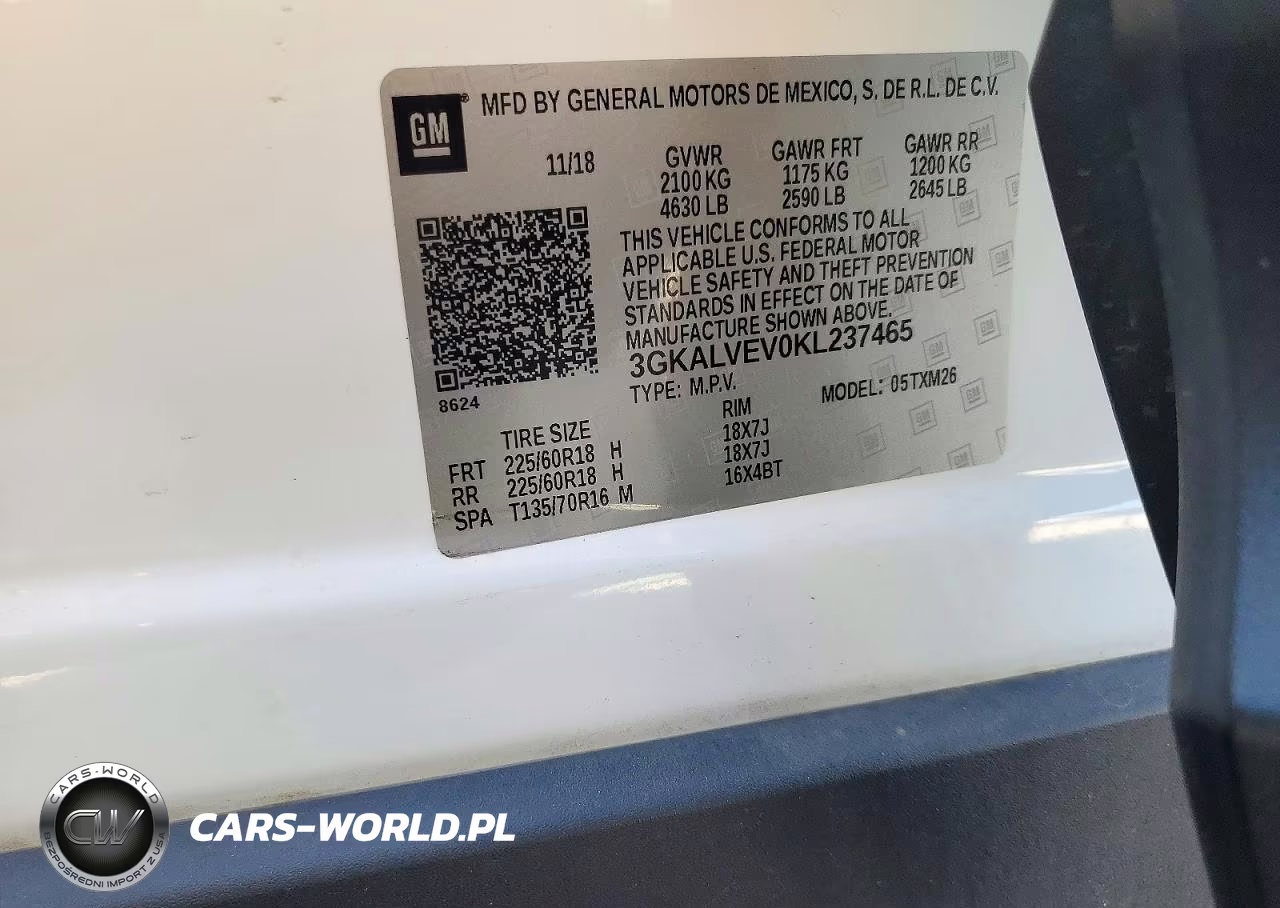 2019 GMC Terrain Slt VIN:3GKALVEV0KL237465 - 12
