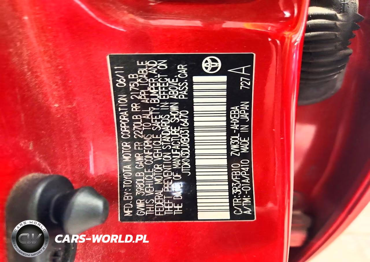 2011 Toyota Prius Two VIN:JTDKN3DUXB0316470 - 12