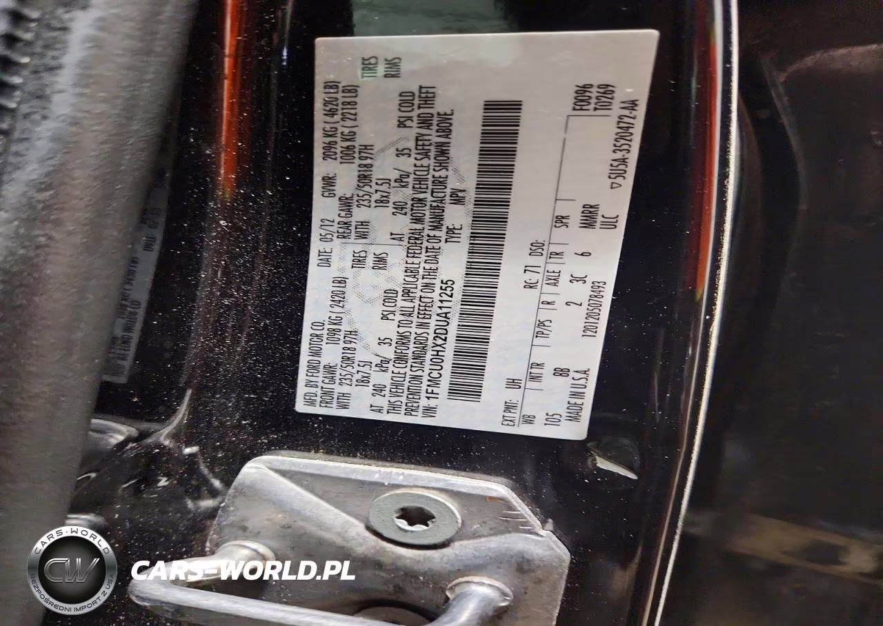2013 Ford Escape Sel VIN:1FMCU0HX2DUA11255 - 13