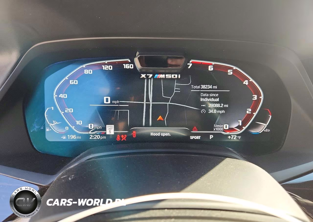 2021 BMW X7 M50I VIN:5UXCX6C00M9H52873 - 9