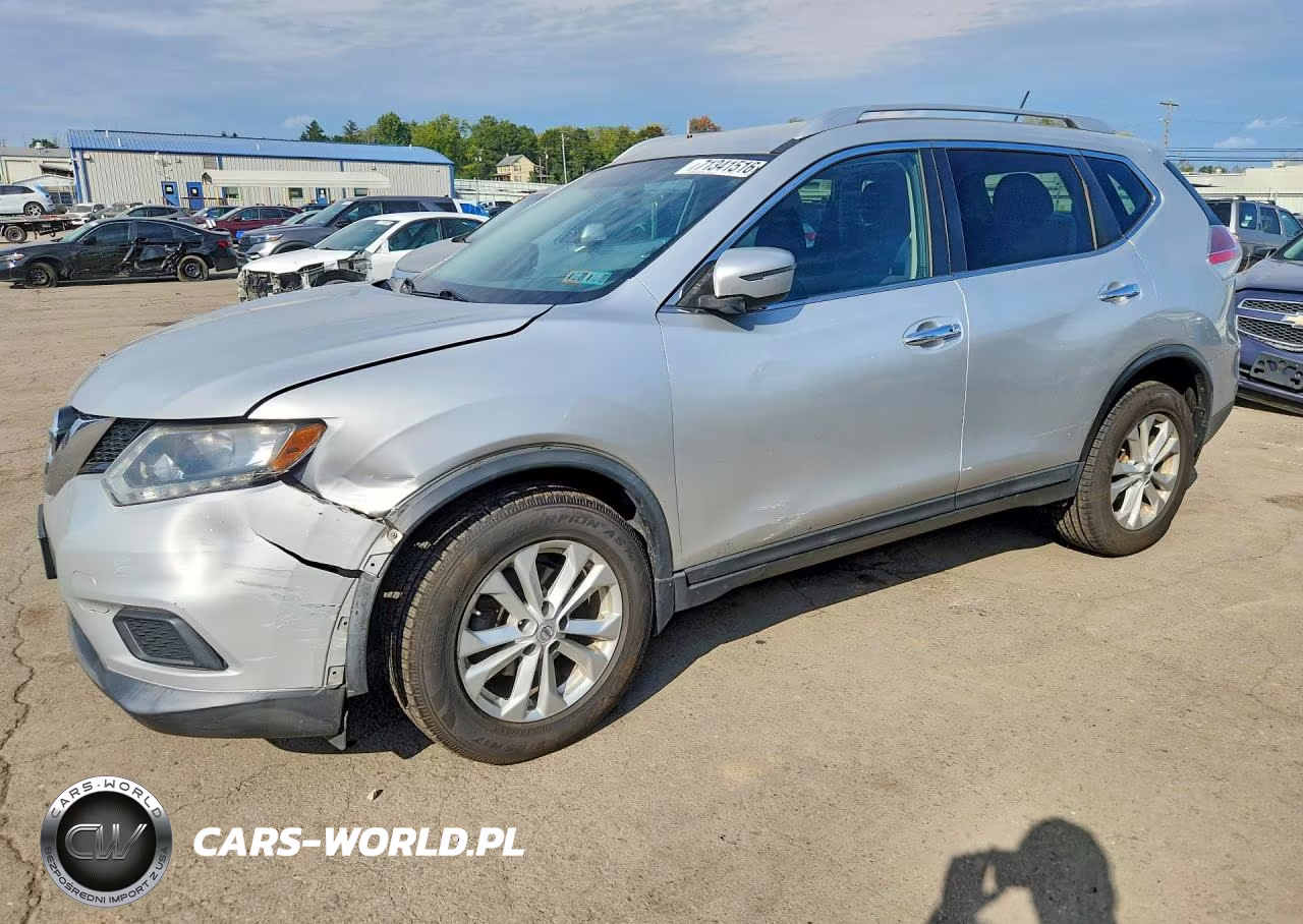 2016 Nissan Rogue Sv VIN:KNMAT2MV3GP650309 - 1