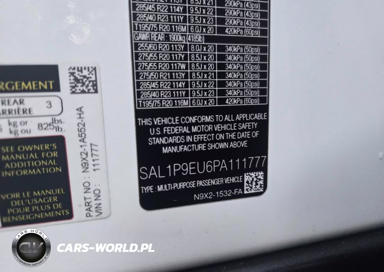 2023 Land Rover Range Rover Sport Dynamic Se VIN:SAL1P9EU6PA111777 - 10