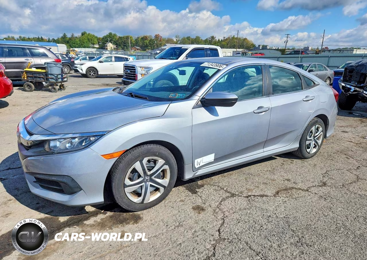 2018 Honda Civic Lx VIN:2HGFC2F58JH527766 - 1