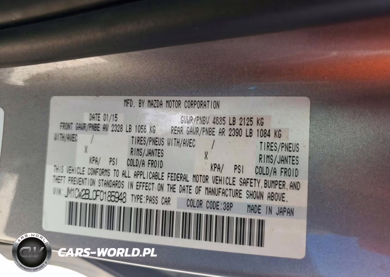 2015 Mazda 5 Sport VIN:JM1CW2BL0F0185948 - 13