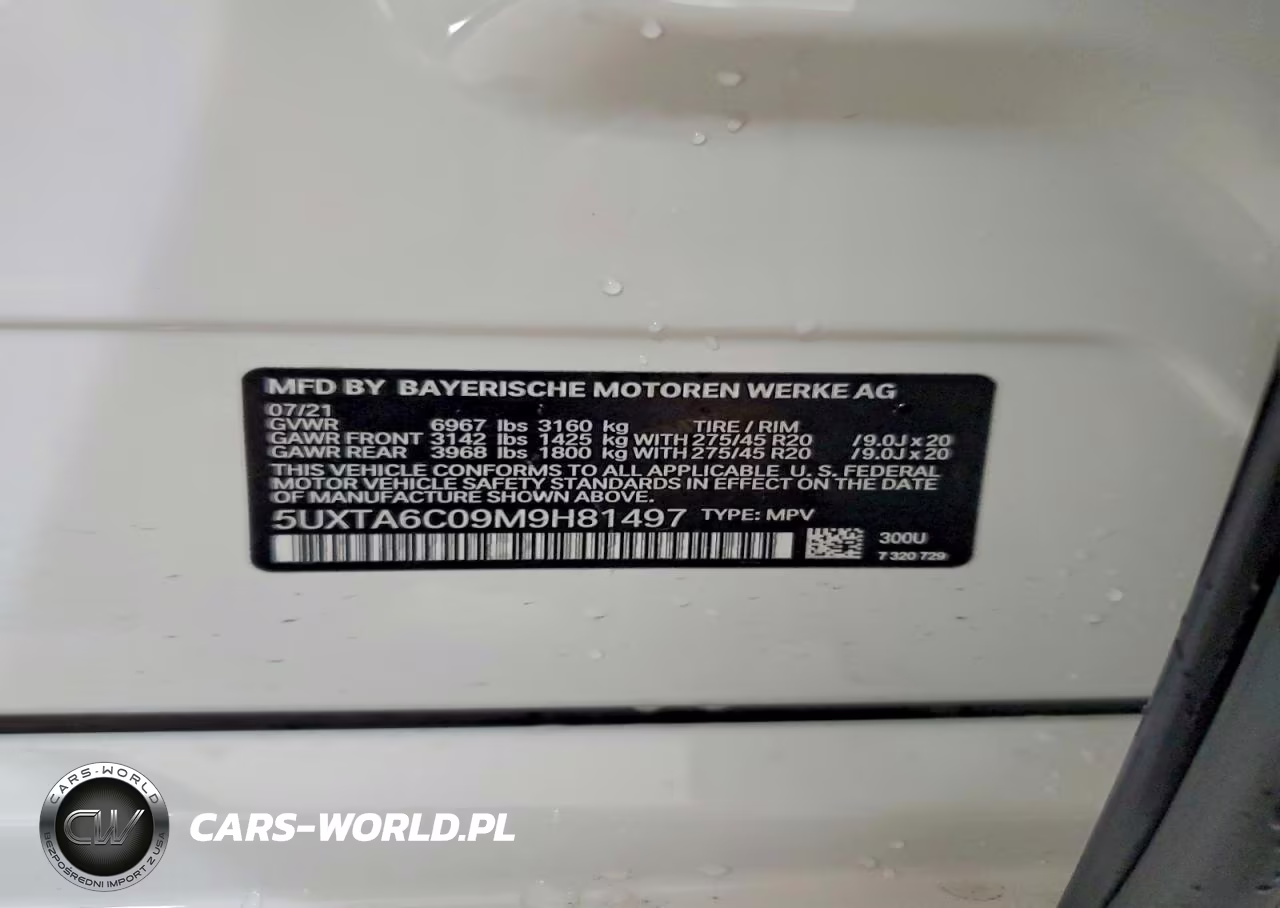 2021 BMW X5 xDrive45E VIN:5UXTA6C09M9H81497 - 13