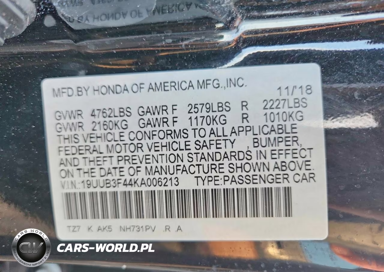 2019 Acura Tlx Technology VIN:19UUB3F44KA006213 - 12