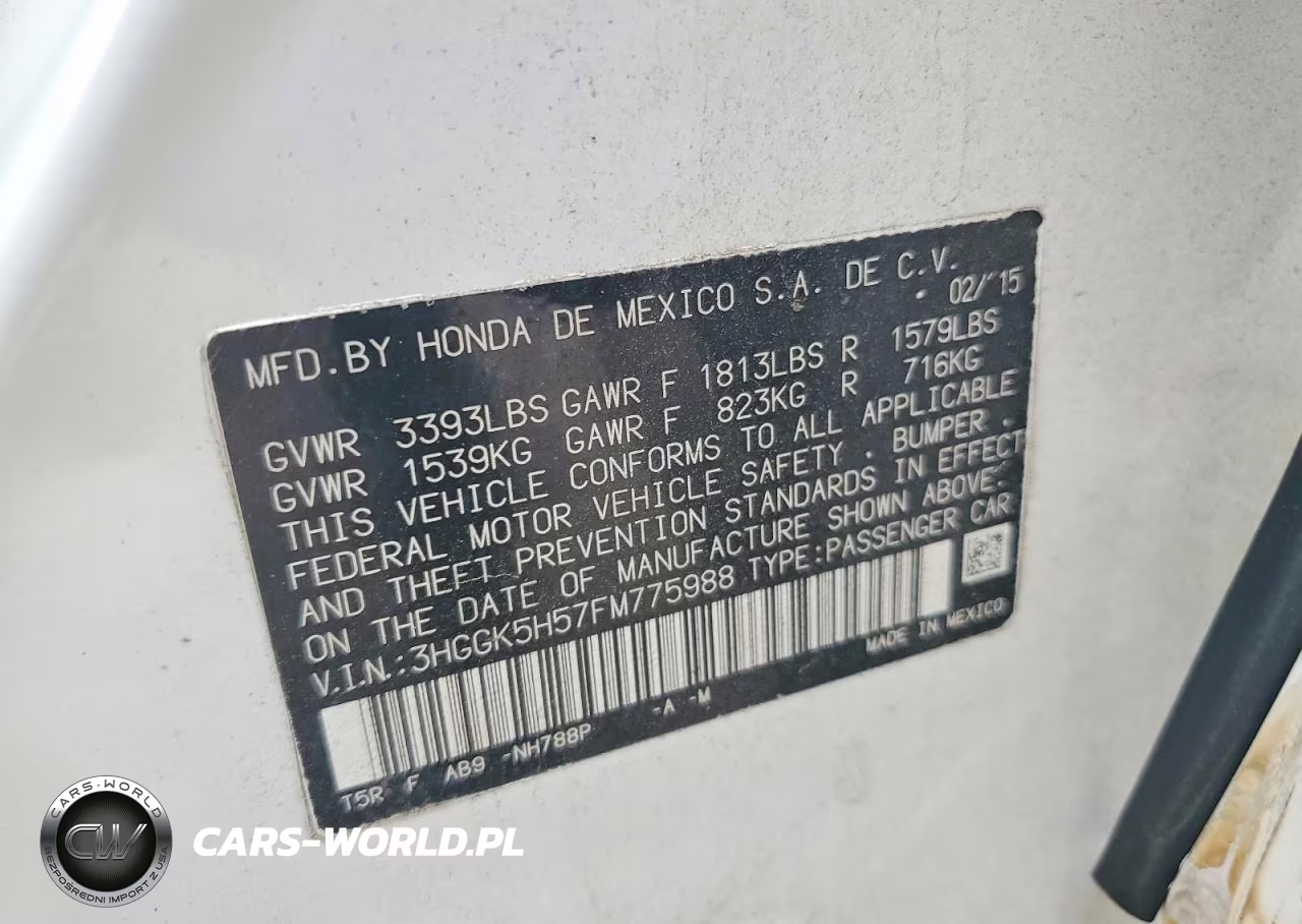 2015 Honda Fit Lx VIN:3HGGK5H57FM775988 - 12