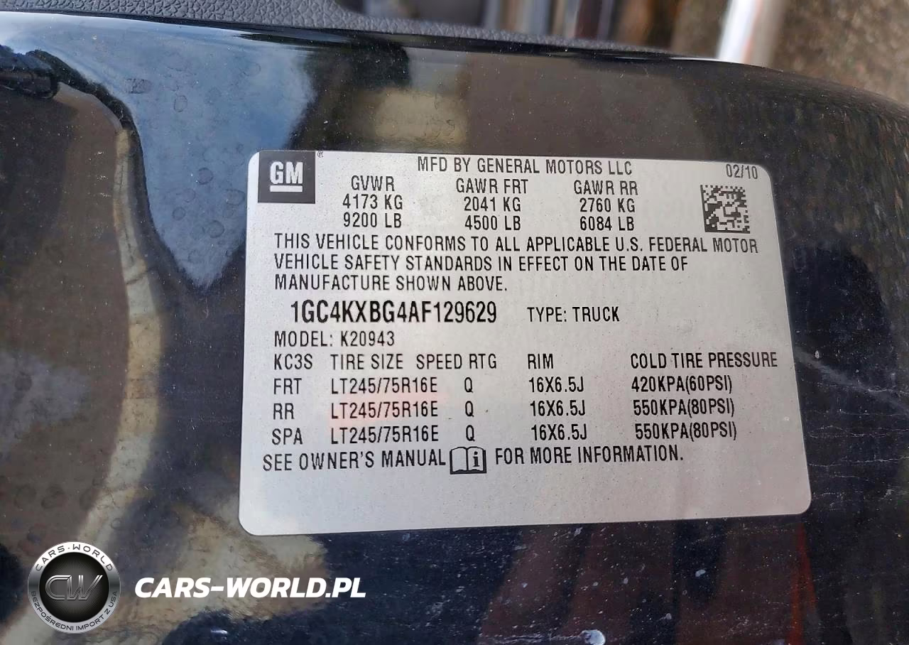 2010 Chevrolet Silverado K2500 Heavy Duty Lt VIN:1GC4KXBG4AF129629 - 12