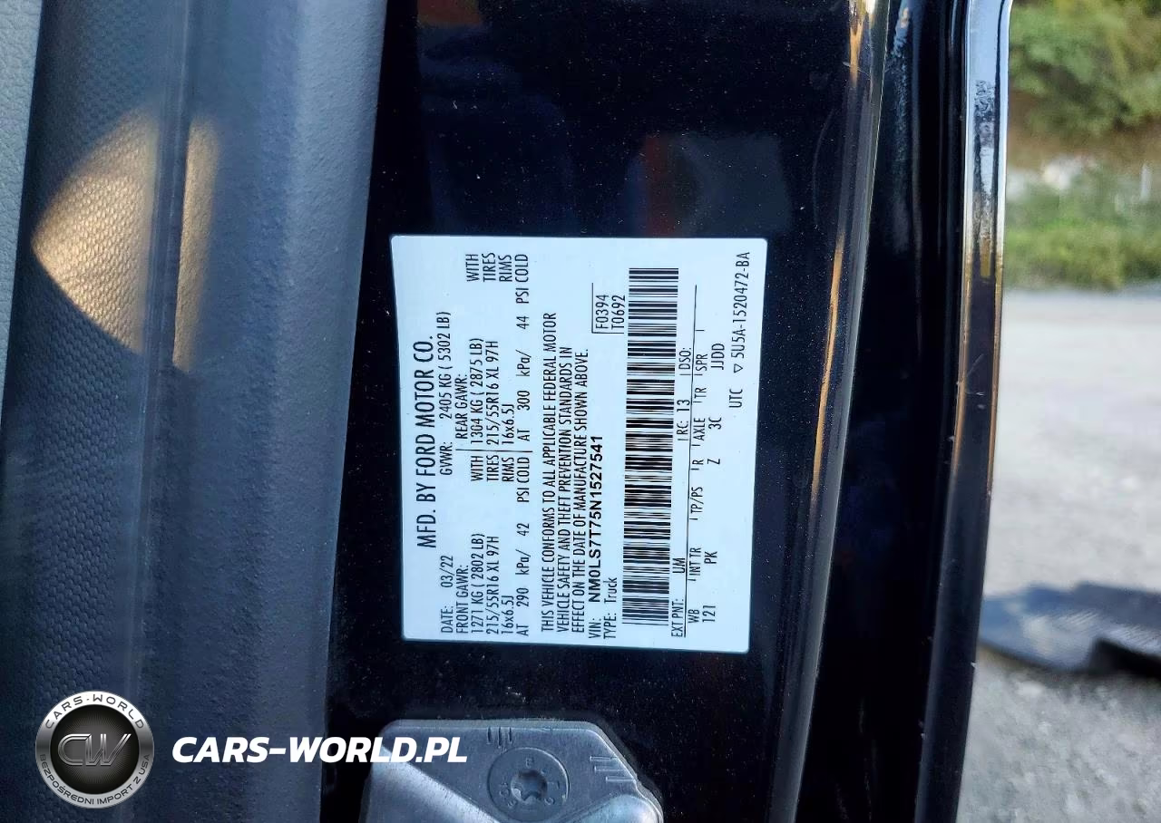 2022 Ford Transit Connect Xlt Delivery Van VIN:NM0LS7T75N1527541 - 13