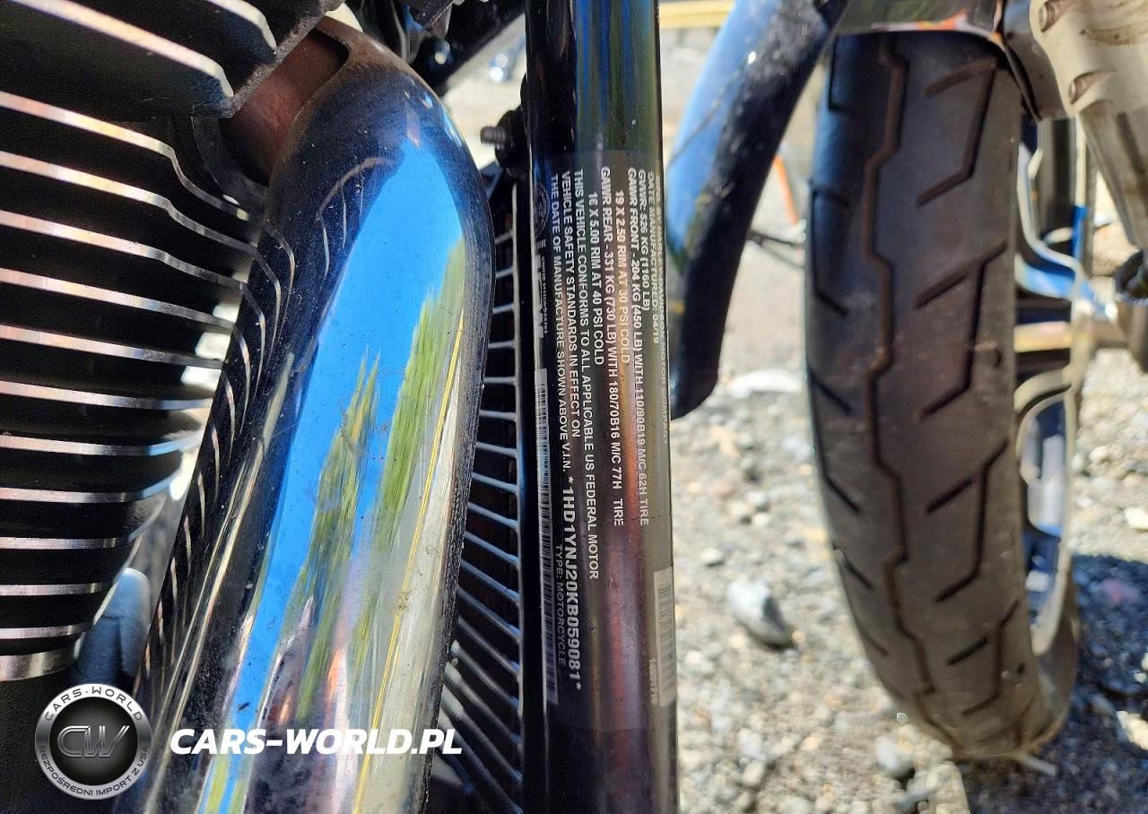 2019 Harley-Davidson Fxlr VIN:1HD1YNJ20KB059081 - 9
