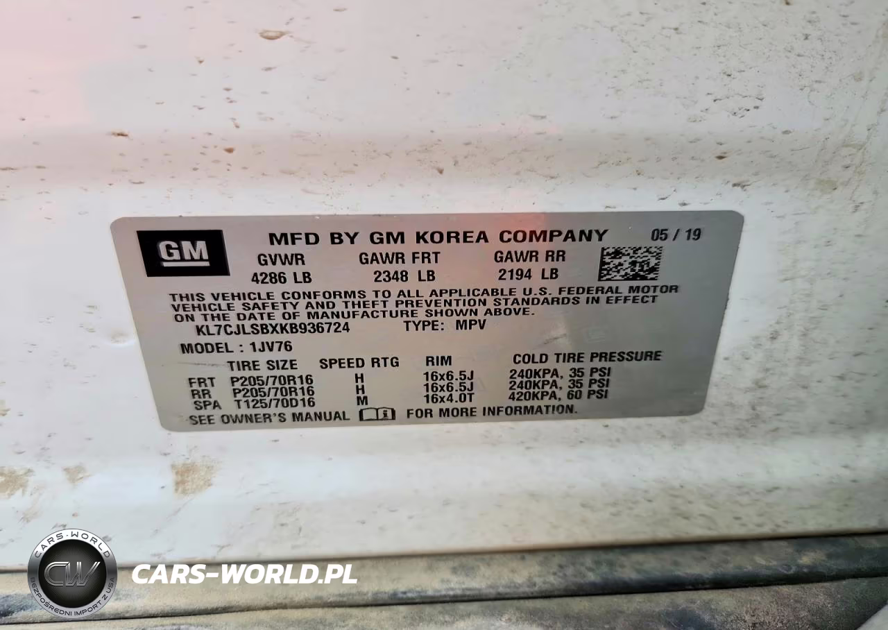 2019 Chevrolet Trax 1Lt VIN:KL7CJLSBXKB936724 - 13