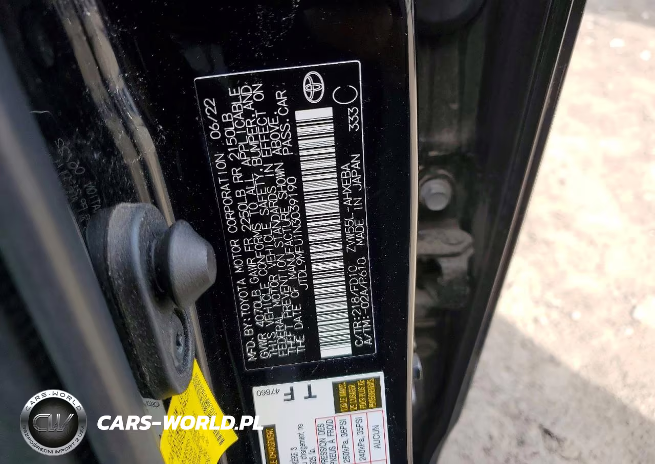 2022 Toyota Prius Le Awd-E VIN:JTDL9MFU1N3039190 - 13