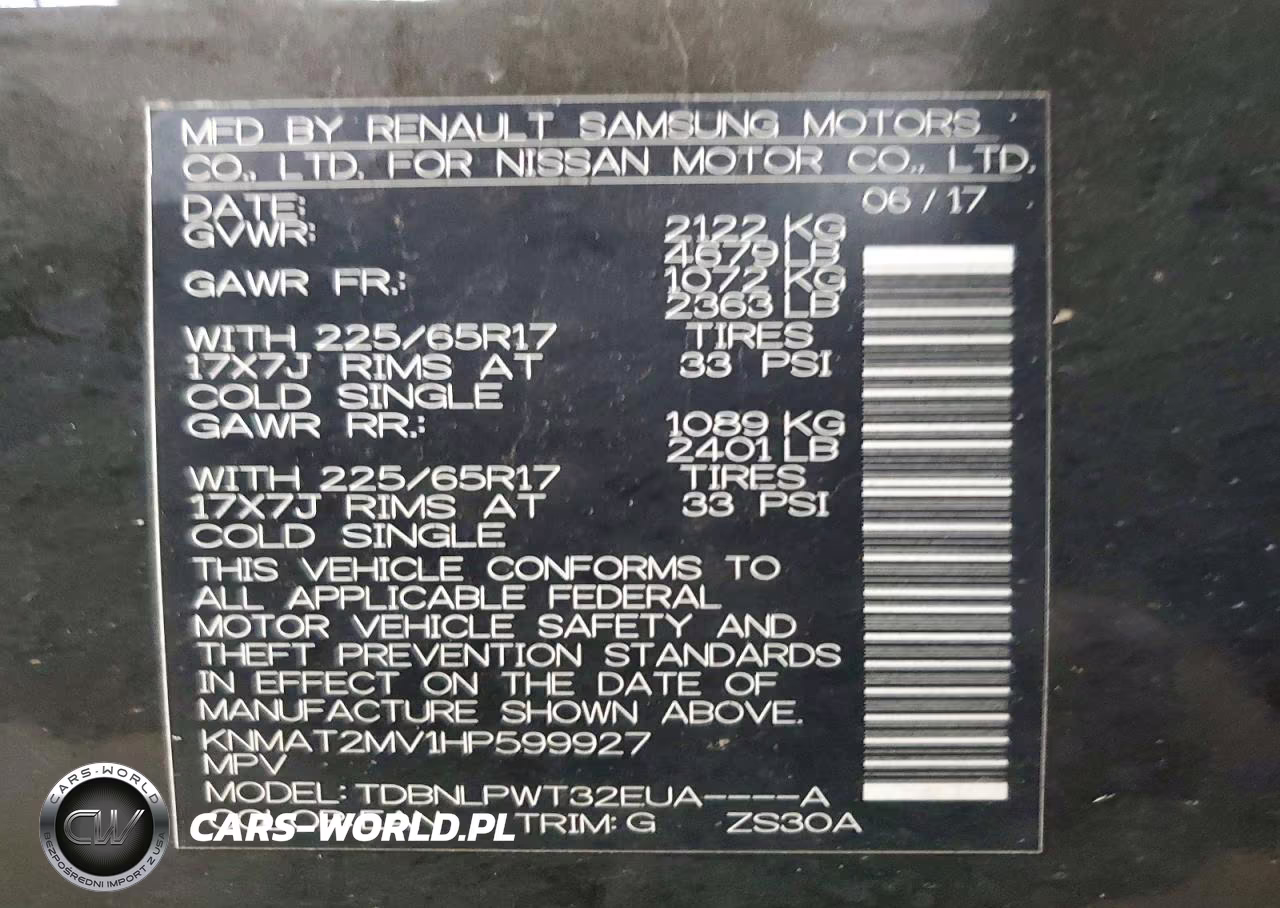 2017 Nissan Rogue S VIN:KNMAT2MV1HP599927 - 13