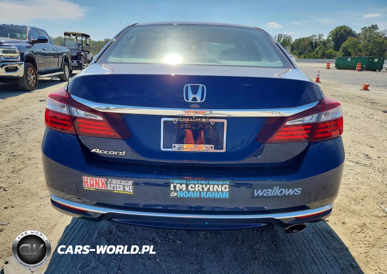2016 Honda Accord Lx VIN:1HGCR2F39GA210621 - 6