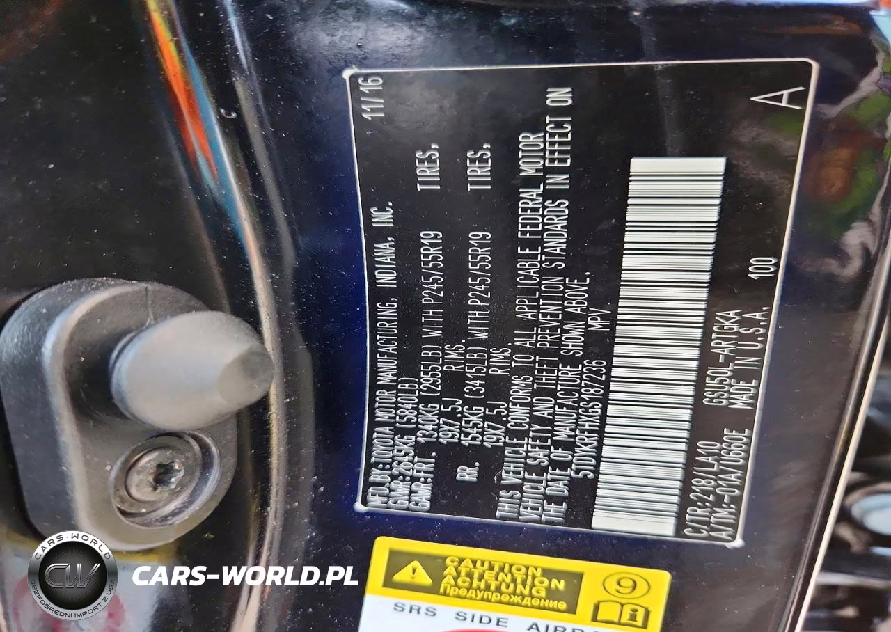 2016 Toyota Highlander Limited VIN:5TDYKRFHXGS187236 - 13