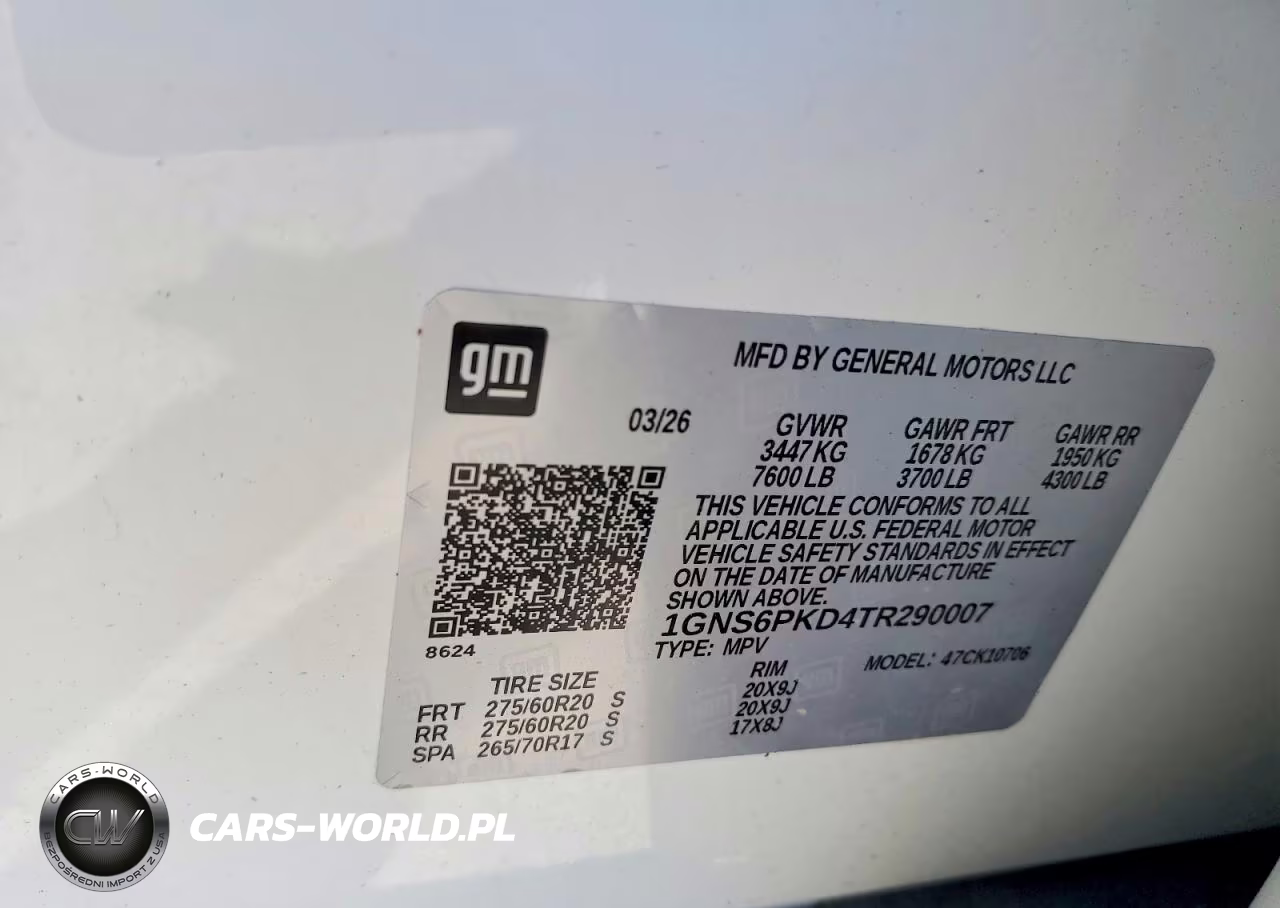 2026 Chevrolet Tahoe K1500 Z71 VIN:1GNS6PKD4TR290007 - 14