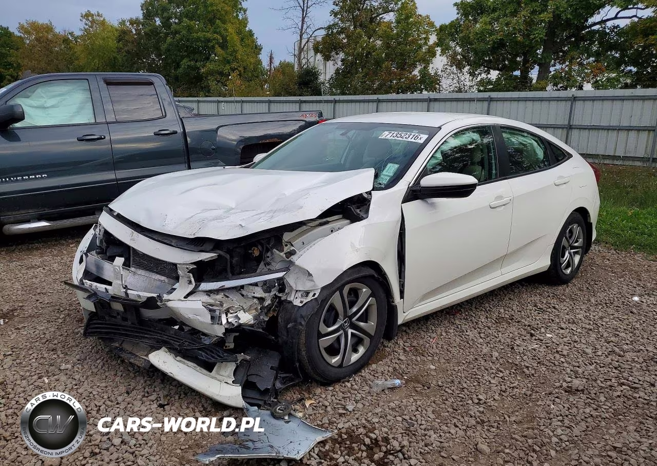 2017 Honda Civic Lx VIN:2HGFC2F50HH538402 - 1