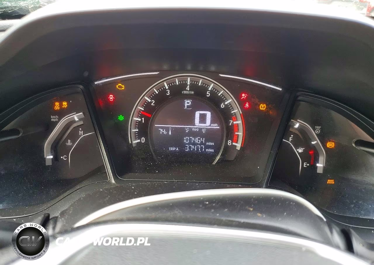 2017 Honda Civic Lx VIN:2HGFC2F50HH538402 - 9