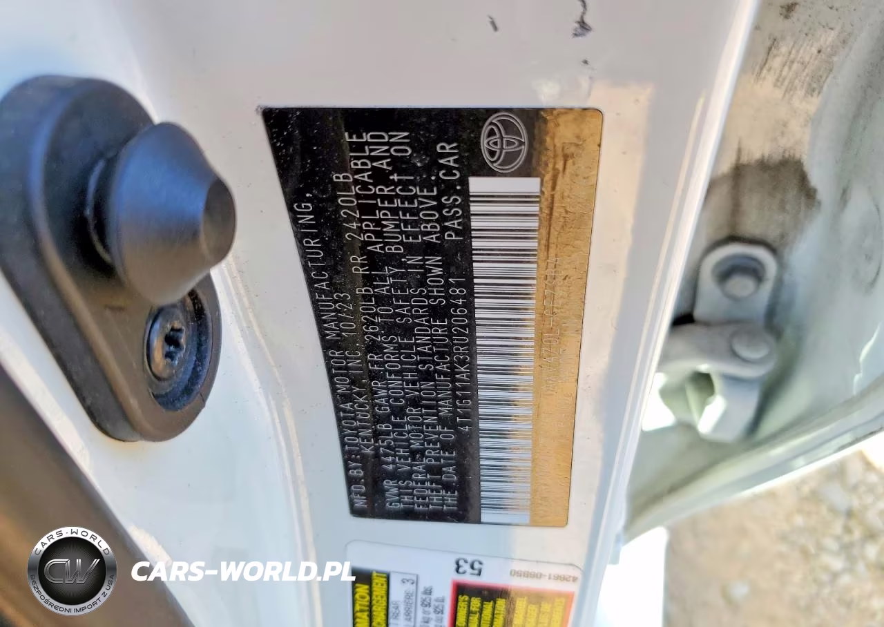 2024 Toyota Camry Se Nightshade VIN:4T1G11AK3RU206481 - 12