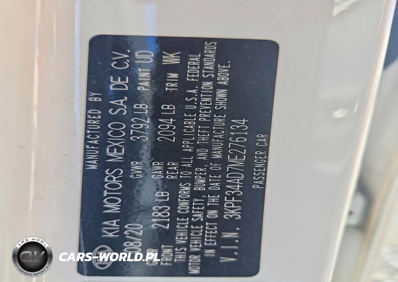 2021 Kia Forte Gt Line VIN:3KPF34AD7ME276134 - 12
