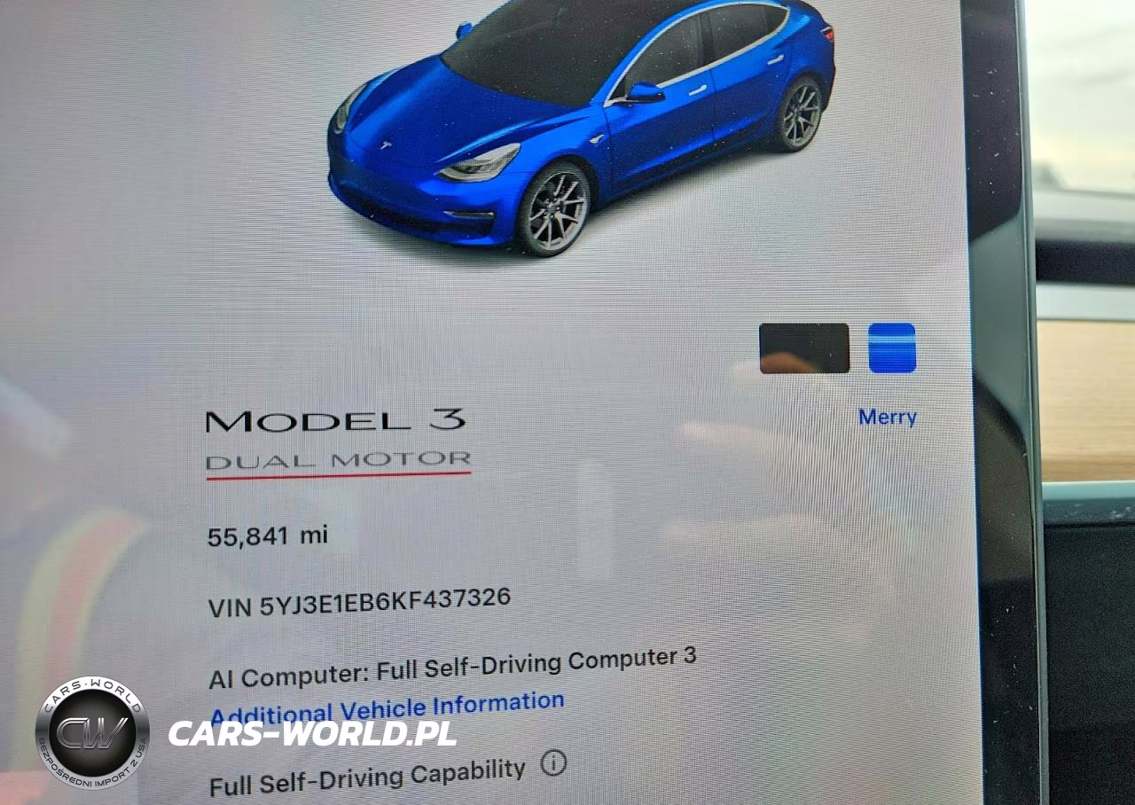 2019 Tesla Model 3 VIN:5YJ3E1EB6KF437326 - 9